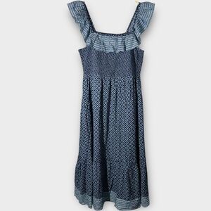 Vineyard Vines Smocked Midi Dress Women's Size M